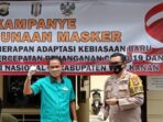 Bakal Calon Wakil Bupati Ali Rahman Kampanyekan Penggunaan Masker