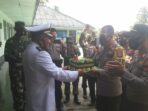 Dirgahayu TNI ke-75, Jajaran Polres Lampung Utara Berikan Surprise Datangi Mako TNI