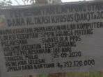 Komisi IV DPRD Lampung Utara Segera Tinjau Pembangunan SMPN 03 Bunga Mayang