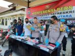 Polres Lampung Utara Ungkap 34 Kasus Kejahatan dan Mengamankan 32 Pelaku