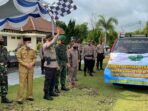 Polres Lampung Utara Salurkan Bantuan Beras Dari Yayasan Budha Tzu Chi Indonesia Kepada Warga Terdampak Covid-19