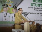 Adipati Hadiri Pertemuan Rembuk Stunting Kegiatan Konvergensi Penurunan Stunting Tingkat Kabupaten Way Kanan Tahun 2021.