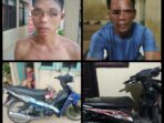 Dua orang pelaku Curat sepeda motor di Ringkus Polsek Kotabumi Utara