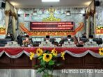 Madri Daud, S.E.M.H,, Pimpin Sidang Paripurna DPRD Kab.Lampung Utara