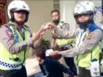 Polantas Polres Lampung Utara Amankan Pengendara Bawa Sabu dan Sajam