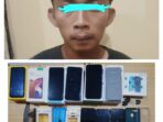 Satreskrim Tubaba Berhasil Meringkus Pelaku Pembobol Konter Handphone