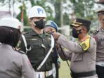 Polres Lampung Utara Gelar Pasukan Ops Patuh Krakatau 2022