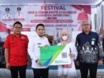 Perdana, Wabub Lampura Ardian Saputra SH. Buka Festival di Setadion Sukung Kotabumi