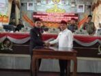 DPRD Lampura Gelar Paripurna Laporan 4 Raperda Kab. Lampung Utara