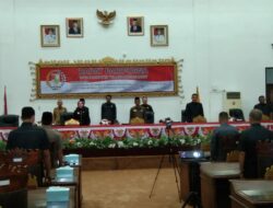 Pj Bupati Tubaba Zaidirina Hadiri Rapat Paripurna DPRD