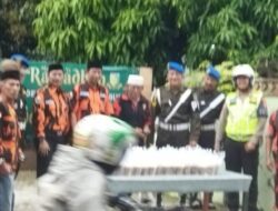 MPC PP Lampura Bersama Dansubdenpom II/3-1, Adakan Bukber Bagikan Takji