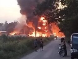 Ketua DPC-PWDPI MUBA Angkat Bicara, Kobaran Api & Asap Hitam Menghiasi Langit MUBA