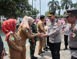 Kunker ke Polsek Jajaran, Kapolres Lampung Utara Ingatkan Personel Agar Bersinergi Bersama Intansi Terkait Dalam Menjaga Kamtibmas