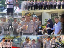 Pimpin Apel Pagi Perdana, Kapolres Lampung Utara Sampaikan Program Kerja Hingga Tes Urin Dadakan