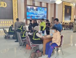Polda Lampung Berikan Trauma Healing dan Pengecekan Kesehatan Terhadap 30 Pelajar Penyalahgunaan Sajam