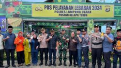 Kapolres Lampung Utara Bersama Forkopimda Cek Langsung Pos Pam dan Pos Yan