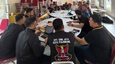 Ketua DPC GRIB Jaya Kota Palembang Pimpin Rapat Konsolidasi Internal Bersama ketua PAC dari 18 Kecamatan