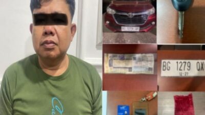 Di Duga Sebagai Debt Collector Mandiri utama finance(MUF) Sekayu (EF) Di Amankan Di Polres Muba.