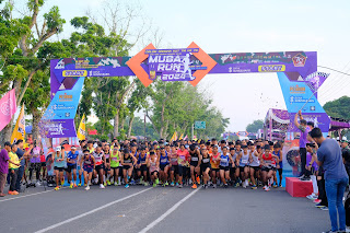 MUBA Fun Run 2024 Berlangsung Dengan Semarak, Bagikan Puluhan Door Prize Untuk Masyarakat