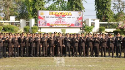 Polres Lampung Utara Gelar Upacara Peringatan Hari Kesaktian Pancasila