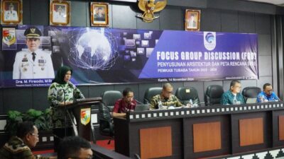 Diskominfo Tubaba Gelar Focus Group Discussion Penyusunan Arsitektur dan Peta Rencana SPBE