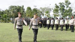 Kapolres Muba AKBP Listiyono Dwi Nugroho, SIK. MH Lepas 475 Personil Pengamanan TPS.