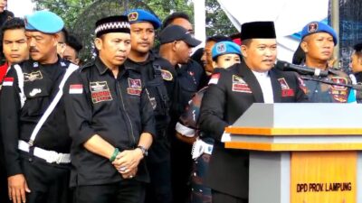 Jajaran Pengurus DPD GRIB Jaya Provinsi Lampung Ucap Selamat kepada Gubernur Walikota Lampung Terpilih