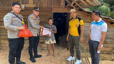 Program Peduli Anak Yatim…! Kapolsek Keluang AKP Yohan Wiranata,SH Sambangi Anak Binaan.